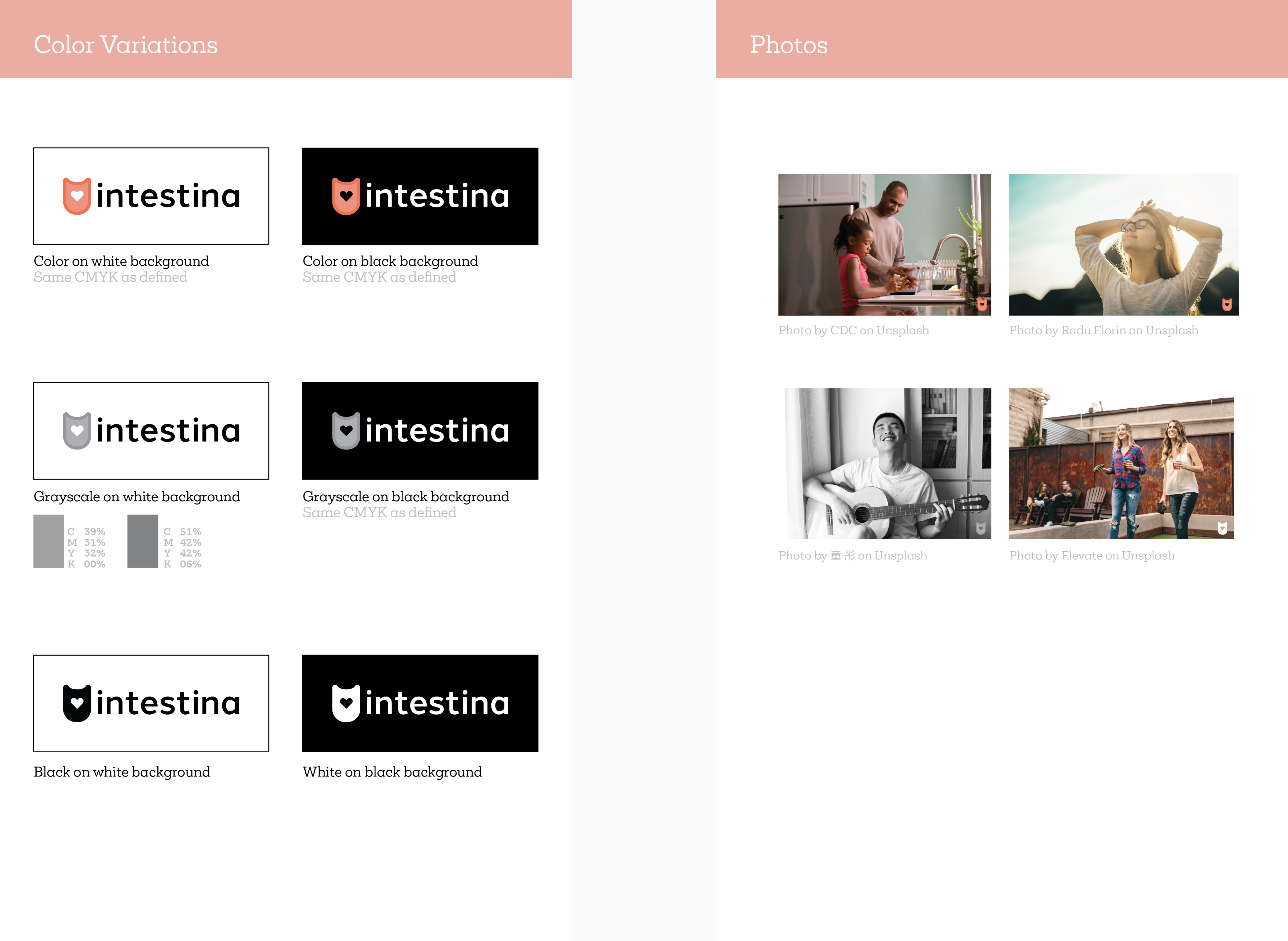 intestina mockup screens