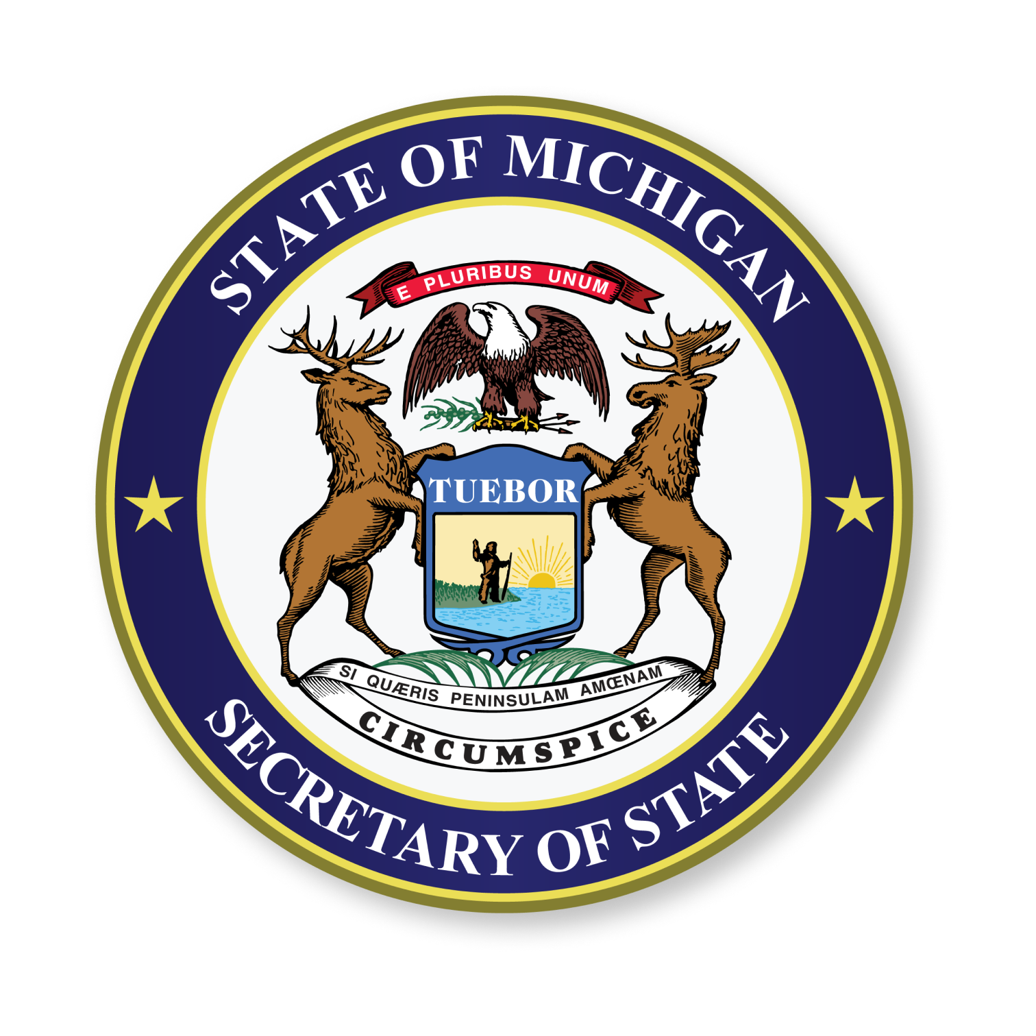 state of michigan secretary of state insignia